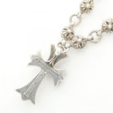 Chrome Hearts, Silver, 55cm, Chrome Hearts Jewelry Crossball Necklace, 925 Sterling Silver, 55cm, Silver