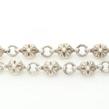 Chrome Hearts, Silver, 55cm, Chrome Hearts Jewelry Crossball Necklace, 925 Sterling Silver, 55cm, Silver
