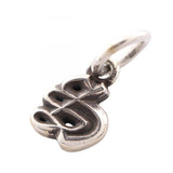 Chrome Hearts, Silver, 0.7cm x 0.6cm, Chrome Hearts Jewelry Alphabet Stack Charm S Pendant Top, 925 Sterling Silver, 7mm x 6mm, Silver