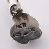Chrome Hearts, Silver, 0.7cm x 0.6cm, Chrome Hearts Jewelry Alphabet Stack Charm S Pendant Top, 925 Sterling Silver, 7mm x 6mm, Silver