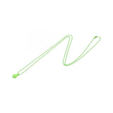 Chrome Hearts, Green, 75cm, Chrome Hearts Jewelry Rubber CH Crossball Necklace, Metal / Silicone Rubber, 75cm, Green
