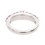 Chrome Hearts, Silver, Size 9, Chrome Hearts Jewelry BABY CLSC FLORAL CRS Ring, 925 Sterling Silver, 2mm, Silver
