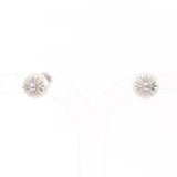 Chrome Hearts x MIKIMOTO, Silver / White, 9mm x 9mm, Chrome Hearts Jewelry CH Plus Earrings, K18WG 18K White Gold / Pearl, 9mm x 9mm, Silver / White