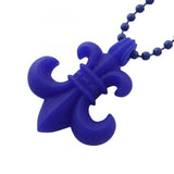Chrome Hearts, Blue, 76cm, Chrome Hearts Jewelry BS Flare Necklace, Rubber, 29mm x 34mm, Blue
