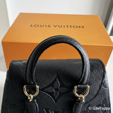LOUIS VUITTON Backpack Daypack Backpack Monogram Empreinte Leather Noir Black M47072 - Vintage