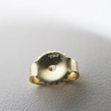Chrome Hearts, Gold, 0.7cm x 0.8cm, Chrome Hearts Jewelry BS FLEUR Stud Earrings, 22K / 18K Gold, 0.7cm x 0.8cm, Gold