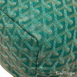 Goyard Saint Louis PM Tote Bag Handbag Green PVC Leather Women's - Pre-owned