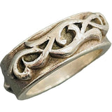 Chrome Hearts, Silver, Size 19, Chrome Hearts Jewelry Double Narrow Vine Band Ring, SV925 Sterling Silver, 8.7mm, Silver