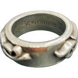 Chrome Hearts, Silver, Size 19, Chrome Hearts Jewelry Double Narrow Vine Band Ring, SV925 Sterling Silver, 8.7mm, Silver