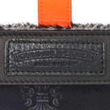 Chrome Hearts, Black x White x Orange, 19.5cm x 7cm, Chrome Hearts Jewelry Roll Haircalf Leather Jewelry Case, 19.5cm x 7cm, Black x White x Orange