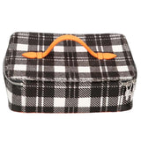 Chrome Hearts, Black x Orange x Silver, 23cm x 16cm x 7cm, Chrome Hearts Jewelry Case, Calf Hair Leather, 23cm x 16cm x 7cm, Black x Orange x Silver