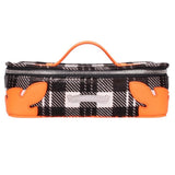 Chrome Hearts, Black x Orange x Silver, 23cm x 16cm x 7cm, Chrome Hearts Jewelry Case, Calf Hair Leather, 23cm x 16cm x 7cm, Black x Orange x Silver