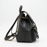 LOUIS VUITTON Backpack Daypack Backpack Monogram Empreinte Leather Noir Black M47072 - Vintage