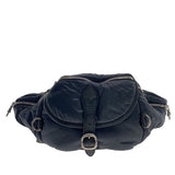 Chrome Hearts, Black, Mini, SNAT PACK MINI Shoulder Bag, Nylon/Leather, Mini, Black