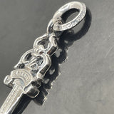 Chrome Hearts, Chrome Hearts Jewelry Dagger Charm Pendant Top, Sterling Silver 925