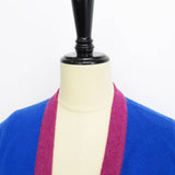 Chanel, Blue/Purple, Size 38, CC Cashmere Knit Jacket Cardigan, Cashmere, 38, Blue/Purple