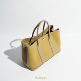 Hermes Garden Party 30 TPM Toile Military Negonda CARDAMOME+CARDAMOME / PALLADIUM (SILVER) U stamp - Pre-owned