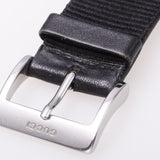 Gucci 4900L Women's Square Face Watch - Stainless Steel & Leather