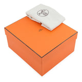 Hermes Neo Garden 23 Ecru Gold Toile H med sølvfarvede metaldele, håndtaske