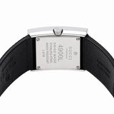 Gucci 4900L Women's Square Face Watch - Stainless Steel & Leather