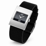 Gucci 4900L Women's Square Face Watch - Stainless Steel & Leather