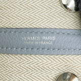 Hermes Neo Garden 23 Ecru Gold Toile H med sølvfarvede metaldele, håndtaske