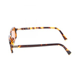 Miu Miu MU11ZS 14L08N Damenbrille mit Vollrand und Blaulichtfilter in honiggelbem Schildpatt - Damen
