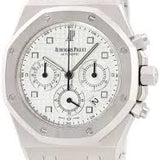 Vintage Audemars Piguet Royal Oak Chronograph 25960BC.OO.1185BC.01 in 18K White Gold with Date Display, Automatic, Silver, Men's Watch