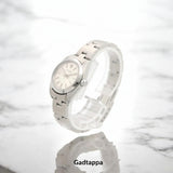 Vintage Rolex Oyster Perpetual 76080 Silver Dial Stainless Steel Ladies Watch