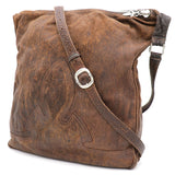 Chrome Hearts, Brown, PLEASURE SEEKER Flare Knee Shoulder Bag, Brown