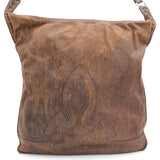 Chrome Hearts, Brown, PLEASURE SEEKER Flare Knee Shoulder Bag, Brown