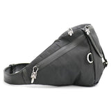 Chrome Hearts, Black, SNAT PACK No1 XPAC NYLON Waist Pouch Body Bag, Nylon/Leather, Black