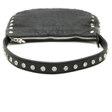 Chrome Hearts, Black, One-Shoulder / Semi-Shoulder Bag / Pouch with 92 Star Balls, Black