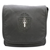 Chrome Hearts, Black, Mail Bag / Shoulder Bag with Large Dagger, Black