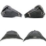 Chrome Hearts, Black, Snatch Pack Waist Pouch Body Bag, Black