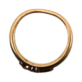 Chrome Hearts, Gold, 2.6cm x 2.6cm x 0.5cm, Chrome Hearts Jewelry Baby Classic Dagger Ring PD Diamond Ring, 22K Gold, 2.6cm x 2.6cm x 0.5cm, Gold