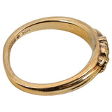 Chrome Hearts, Gold, 2.6cm x 2.6cm x 0.5cm, Chrome Hearts Jewelry Baby Classic Dagger Ring PD Diamond Ring, 22K Gold, 2.6cm x 2.6cm x 0.5cm, Gold