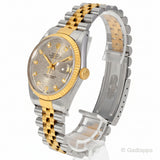 Vintage Rolex Datejust 16013G 10P Diamond Two-Tone R-Serial Men’s Watch  36mm