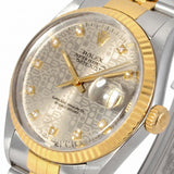 Vintage Rolex Datejust 16013G 10P Diamond Two-Tone R-Serial Men’s Watch  36mm
