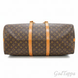 LOUIS VUITTON Monogram Keepall Bandoulière 55 M41414 Travel Boston Bag with Shoulder Strap - Pre-owned