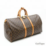 LOUIS VUITTON Monogram Keepall Bandoulière 55 M41414 Travel Boston Bag with Shoulder Strap - Pre-owned