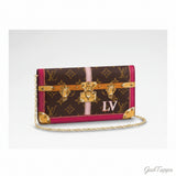 Louis Vuitton Pochette Weekend Shoulder Bag Chain Wallet - Pre-Owned