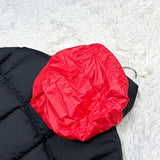 Prada Sport, Black, Size 48 (XL), Men's Quilted Hooded Down Jacket, Nylon, 48, Black