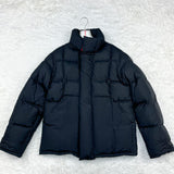 Prada Sport, Black, Size 48 (XL), Men's Quilted Hooded Down Jacket, Nylon, 48, Black