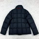 Prada Sport, Black, Size 48 (XL), Men's Quilted Hooded Down Jacket, Nylon, 48, Black
