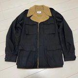 Gucci, Black, Size 44, Faux Fur Lined Parka Coat, Coated Cotton, 44, Black