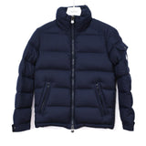 MONCLER MONTGENEVRE, Navy, Size 0, Down Jacket Down Coat, Wool, Size 0 (XS), Navy