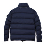MONCLER MONTGENEVRE, Navy, Size 0, Down Jacket Down Coat, Wool, Size 0 (XS), Navy