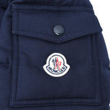 MONCLER MONTGENEVRE, Navy, Size 0, Down Jacket Down Coat, Wool, Size 0 (XS), Navy