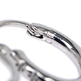 Chrome Hearts, Silver, 12mm, Chrome Hearts Jewelry HOOP TFL SML Hoop Earring, 18K White Gold, 12mm, Silver